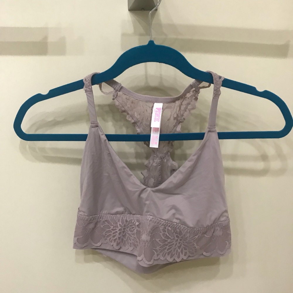racerback bralette with lace